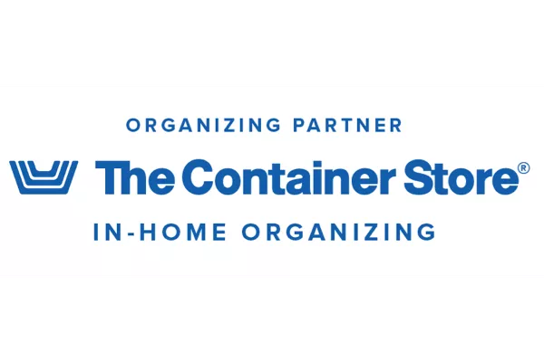 The Container Store Organizing Partner logo; In-home Organizing